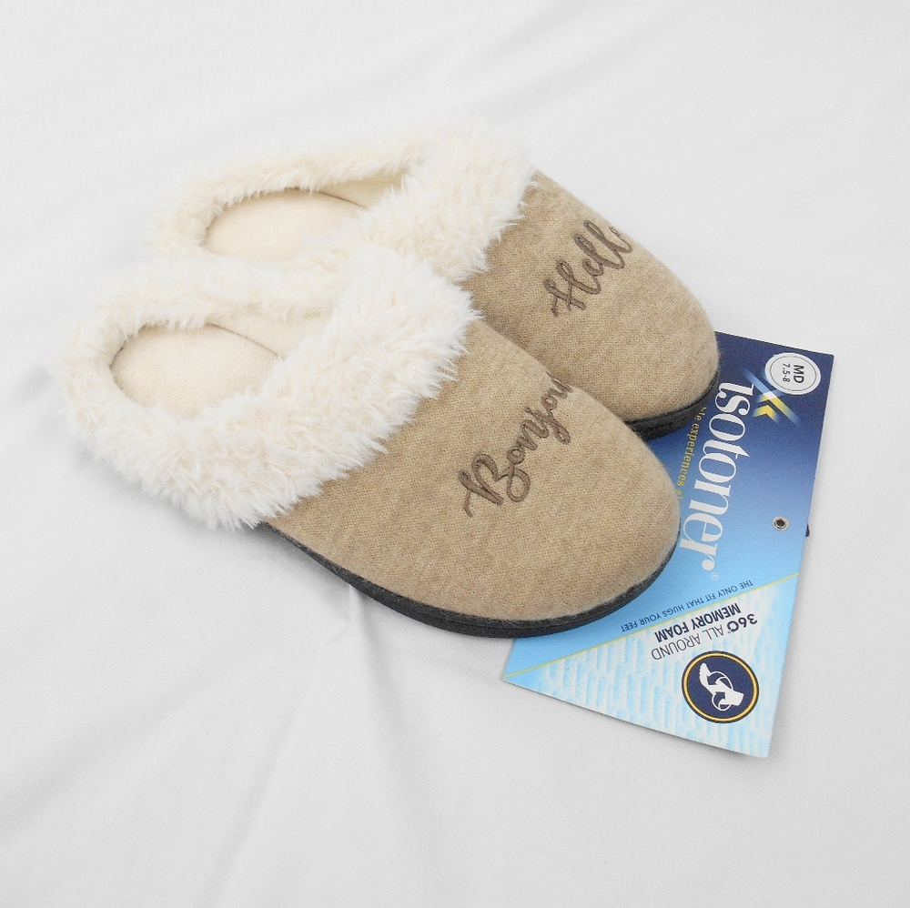 Isotoner Memory Foam Slippers